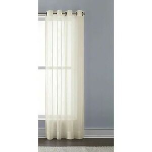 Window Panel Wamsutta Montville Grommet Window Panel Ivory Width 50 in x 95 in L